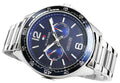  Shop Authentic Tommy Hilfiger Erik Chronograph Blue Dial Silver Steel Strap Watch for Men - 1791366 - Luxxuri