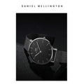  Shop Authentic Daniel Wellington Petite Ashfield Black Dial Black Mesh Strap Watch For Women - DW00100308 - Luxxuri