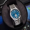 Shop Authentic Citizen Tsuyosa Automatic Blue Dial Silver Steel Strap Watch For Men - NK5010-51L - Luxxuri