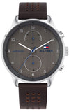  Shop Authentic Tommy Hilfiger Chase Quartz Brown Dial Brown Leather Strap Watch for Men - 1791579 - Luxxuri