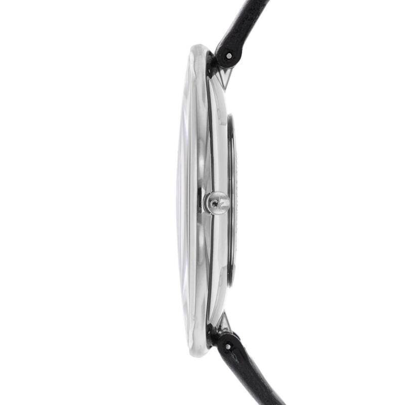  Shop Authentic Calvin Klein Full Moon Black Dial Black Leather Strap Watch for Women - K8Y231C1 - Luxxuri