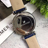  Shop Authentic Swarovski Era Journey Blue Dial Blue Leather Strap Watch for Women - 5479239 - Luxxuri