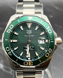  Shop Authentic Tag Heuer Aquaracer Green Dial Watch for Men - WAY201S.BA0927 - Luxxuri