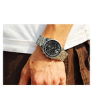  Shop Authentic Emporio Armani Team Italia Chronograph Black Dial Silver Steel Strap Watch For Men - AR5983 - Luxxuri