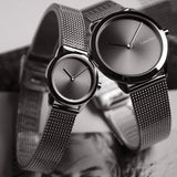  Shop Authentic Calvin Klein Minimal Grey Dial Silver Mesh Bracelet Watch for Women - K3M231Y3 - Luxxuri