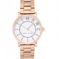 Marc Jacobs Roxy White Dial Rose Gold Steel Strap Watch for Women - MJ3523
