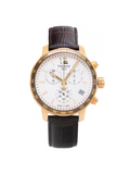  Shop Authentic Tissot Quickster Chronograph 42mm White Dial Brown Leather Strap Watch For Men - T095.417.36.037.00 - Luxxuri