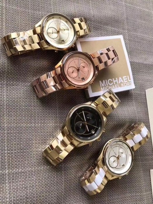  Shop Authentic Michael Kors Briar Quartz Rose Gold Dial Rose Gold Steel Strap Watch For Women - MK6465 - Luxxuri