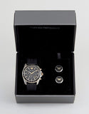  Shop Authentic Emporio Armani Sigma Chronograph lack Dial Black Rubber Strap Watch For Men - AR80003 - Luxxuri