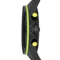 Marc Jacobs Rock Chronograph Black Dial Black Steel Strap Watch for Men - MBM5026