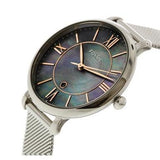  Shop Authentic Fossil Jacqueline Mother of Pearl Blue Dial Silver Mesh Strap Watch for Women - ES4322 - Luxxuri
