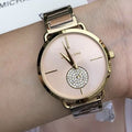  Shop Authentic Michael Kors Portia Rose Gold Dial Two Tone Steel Strap Watch for Women - MK3706 - Luxxuri