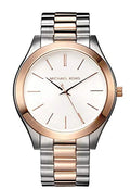  Shop Authentic Michael Kors Runway White Dial Two Tone Stainless Steel Strp Watch for Women - MK3204A - Luxxuri