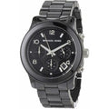  Shop Authentic Michael Kors Runway Black Ceramic Dial Black Steel Strap Watch for Women - MK5162 - Luxxuri