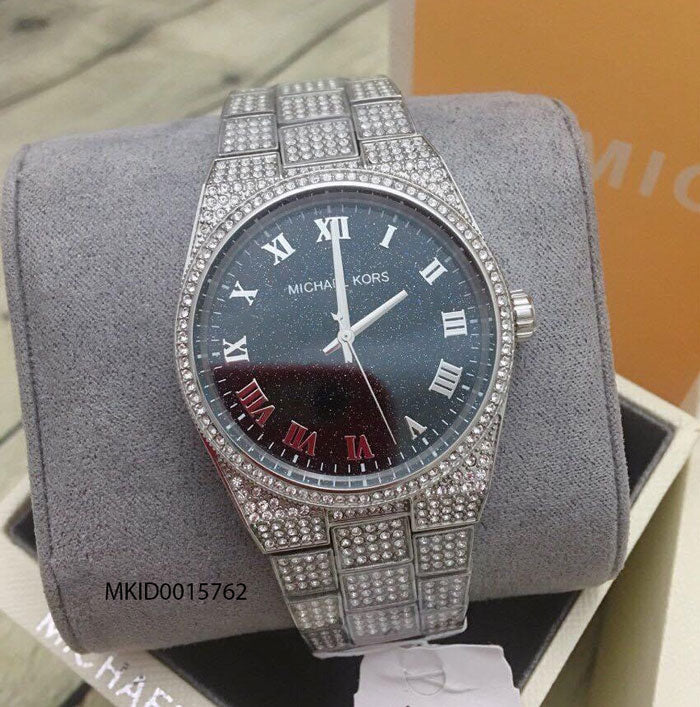  Shop Authentic Michael Kors Channing Diamonds Black Dial Silver Steel Strap Watch for Women - MK6089 - Luxxuri