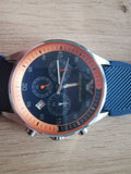  Shop Authentic Emporio Armani Chronograph Blue Dial Blue Rubber Strap Watch For Men - AR5864 - Luxxuri