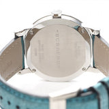  Shop Authentic Burberry White Dial Turquoise Leather Strap Watch for Women - BU9120 - Luxxuri