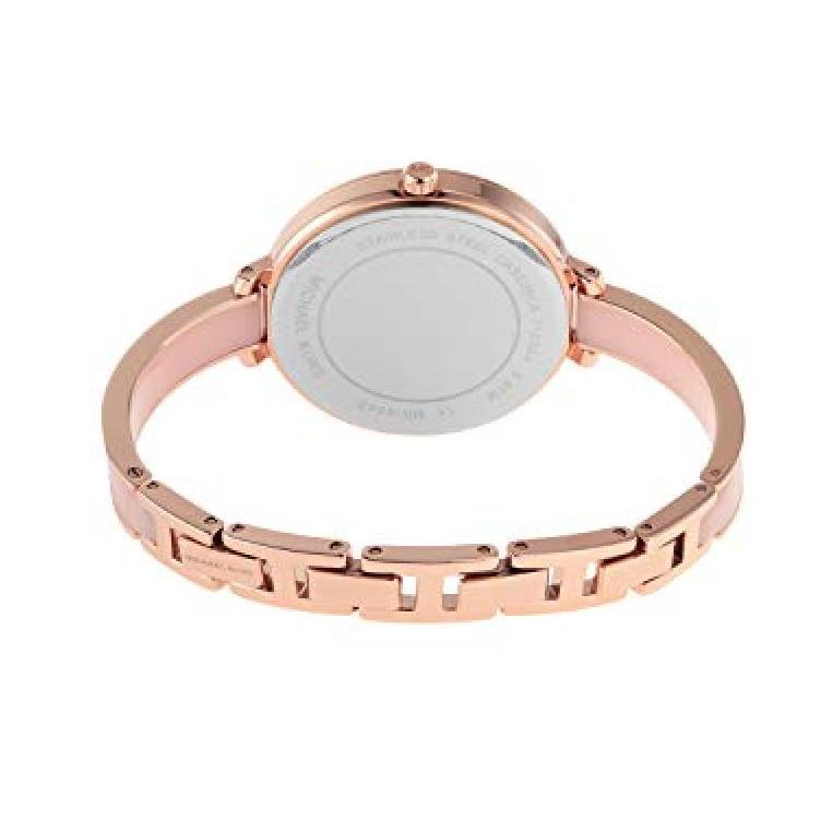  Shop Authentic Michael Kors Jaryn Analog Rose Gold Dial Pink Steel Strap Watch For Women - MK4545 - Luxxuri