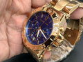  Shop Authentic Michael Kors Bel Aire Blue Dial Rose Gold Steel Strap Watch for Women - MK5410 - Luxxuri
