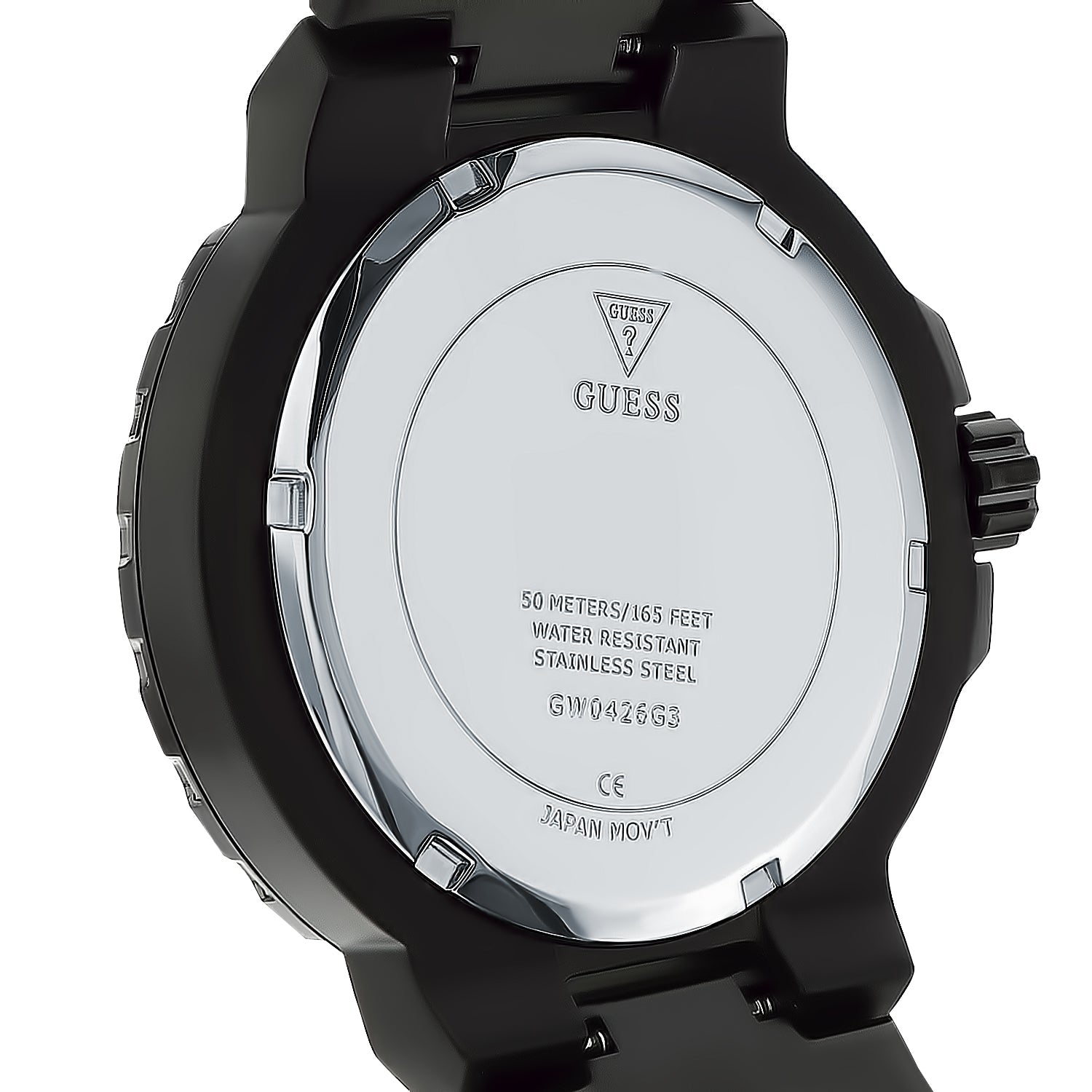  Shop Authentic Guess Track Black Dial Black Steel Strap Watch for Men - GW0426G3 - Luxxuri