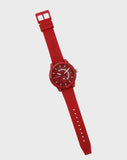  Shop Authentic Tommy Hilfiger Denim Quartz Red Dial Red Rubber Strap Watch for Men - 1791480 - Luxxuri