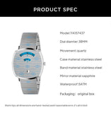  Shop Authentic Gucci Grip Quartz Silver Dial Silver Steel Strap Watch For Women - YA157437 - Luxxuri