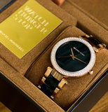  Shop Authentic Michael Kors Parker Mother of Pearl Black Dial Two Tone Steel Strap Watch for Women - MK6414 - Luxxuri
