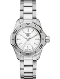  Shop Authentic Tag Heuer Aquaracer Professional 200 Quartz White Dial Silver Steel Strap Watch for Women - WBP1411.BA0622 - Luxxuri