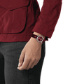  Shop Authentic Tissot Carson Premium Lady Maroon Dial Maroon Leather Strap Watch For Women - T122.210.16.373.00 - Luxxuri