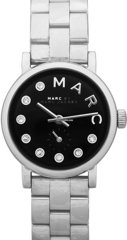  Shop Authentic Marc Jacobs Blade Black Dial Silver Steel Strap Watch for Women - MBM8672 - Luxxuri