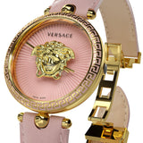  Shop Authentic Versace Palazzo Empire Pink Dial Pink Leather Strap Watch for Women - VCO030017 - Luxxuri