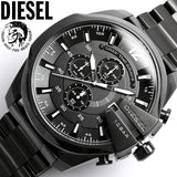  Shop Authentic Diesel Mega Chief Chronograph Black Steel Strap Watch For Men - DZ4283 - Luxxuri