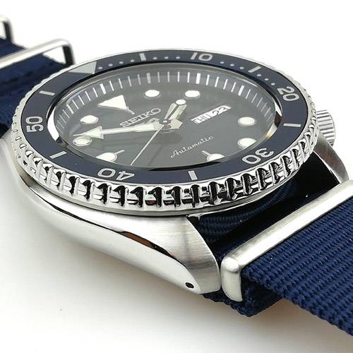  Shop Authentic Seiko 5 Sports Automatic SKX Blue Dial Blue NATO Strap Watch For Men - SRPD51K2 - Luxxuri
