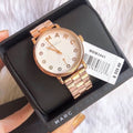  Shop Authentic Marc Jacobs Baker White Dial Rose Gold Steel Strap Watch for Women - MBM3441 - Luxxuri