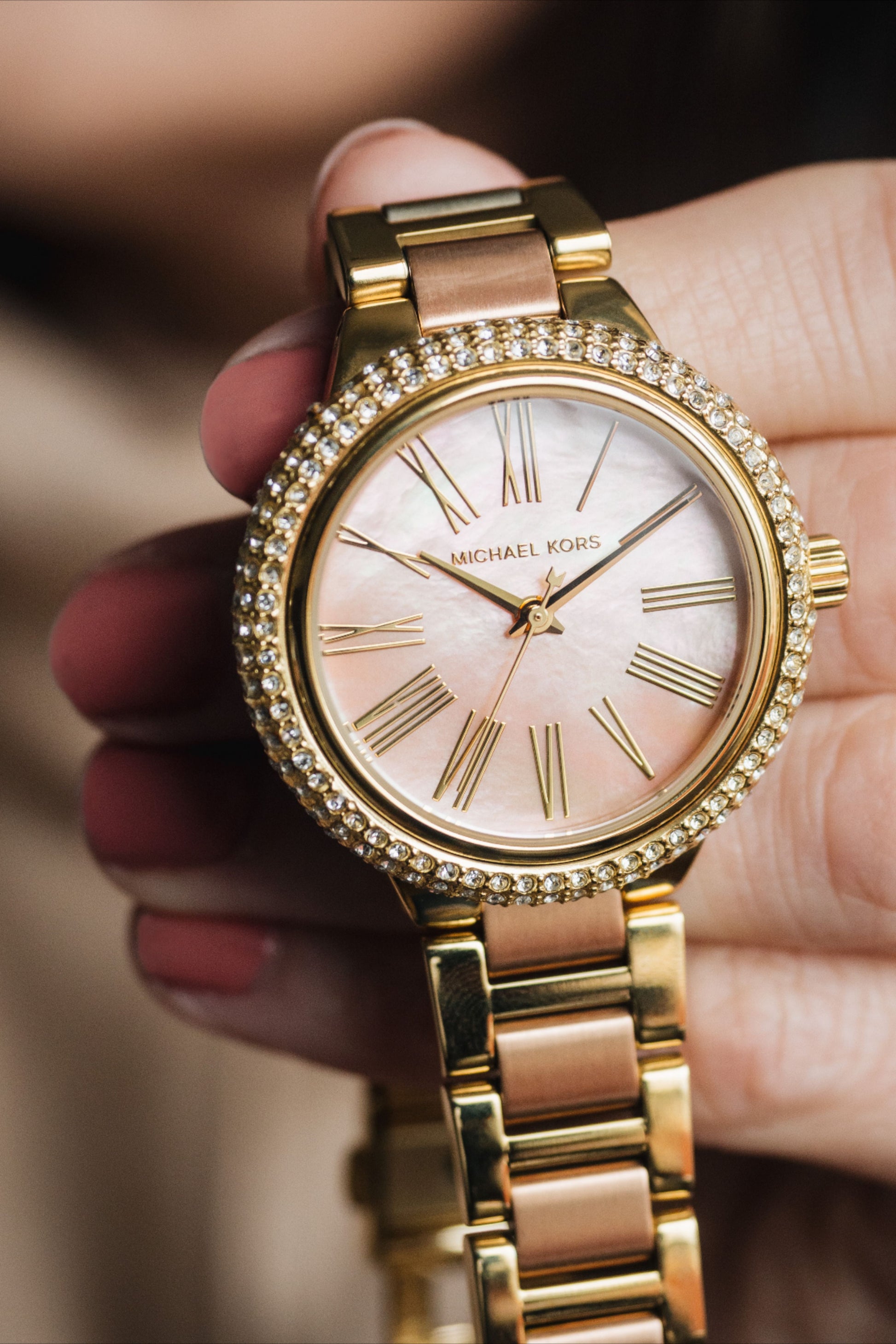  Shop Authentic Michael Kors Taryn Rose Gold Dial Two Tone Steel Strap Watch For Women - MK6564 - Luxxuri