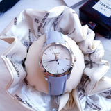 Shop Authentic Tissot T Classic Couturier Silver Dial Light Blue Leather Strap Watch For Women - T035.210.16.031.02 - Luxxuri