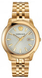  Shop Authentic Versace  V-Urban Quartz White Dial Gold Steel Strap Watch For Men - VELQ00719 - Luxxuri