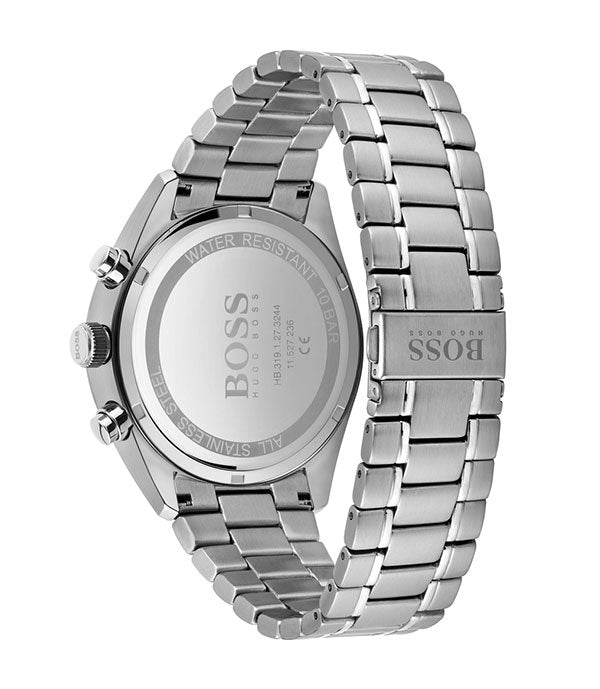  Shop Authentic Hugo Boss Champion Black Dial Silver Steel Strap Watch for Men - 1513871 - Luxxuri