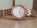 Michael Kors Darci Rose Gold Dial Rose Gold Steel Strap Watch for Women - MK3431