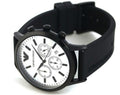  Shop Authentic Emporio Armani Chronograph Quartz Silver Dial Black Rubber Strap Watch For Men - AR11048 - Luxxuri