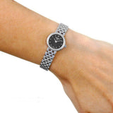  Shop Authentic Tissot T Lady Lovely Black Dial Silver Steel Strap Watch For Women - T058.009.11.051.00 - Luxxuri