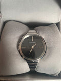  Shop Authentic Calvin Klein Lively Black Dial Silver Steel Strap Watch for Women - K4U23121 - Luxxuri