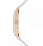  Shop Authentic Emporio Armani Classic White Dial Beige Leather Strap Watch For Women - AR11008 - Luxxuri