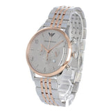 Shop Authentic Emporio Armani Beta Chronograph Grey Dial Two Tone Steel Strap Watch For Men - AR1864 - Luxxuri