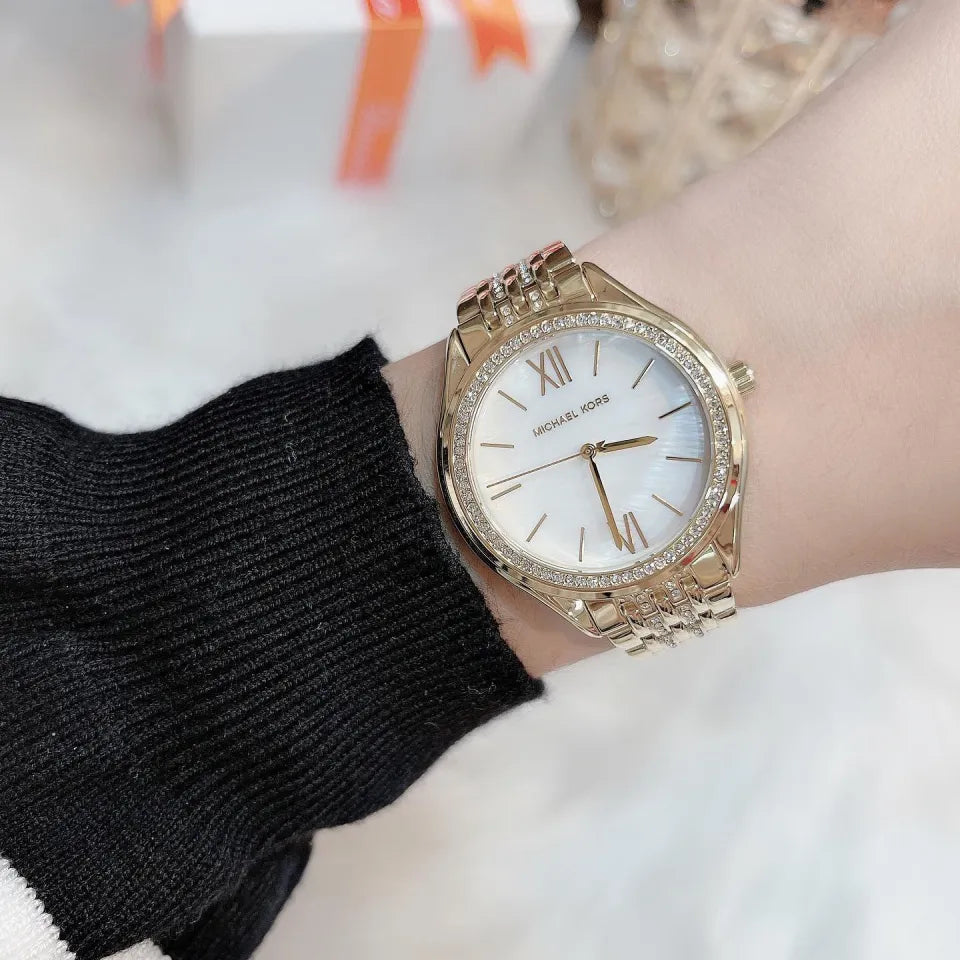  Shop Authentic Michael Kors Mindy Three Hand White Dial Rose Gold Steel Strap Watch for Women - MK7078 - Luxxuri