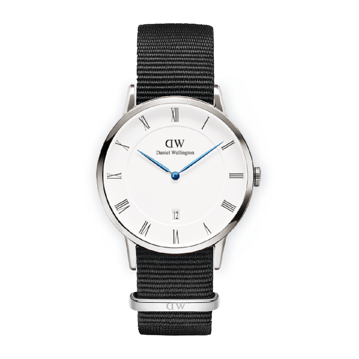  Shop Authentic Daniel Wellington Dapper Cornwall White Dial Black Nylon Strap Watch for Women - DW00100264 - Luxxuri