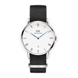  Shop Authentic Daniel Wellington Dapper Cornwall White Dial Black Nylon Strap Watch for Women - DW00100264 - Luxxuri