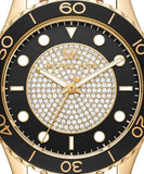  Shop Authentic Michael Kors Runway Quartz Black Dial Brown Leather Strap Watch For Women - MK6979 - Luxxuri