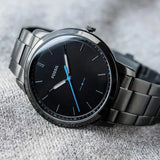  Shop Authentic Fossil The Minimalist Black Dial Black Steel Strap Watch for Men - FS5308 - Luxxuri