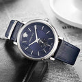  Shop Authentic Versace Menifesto Quartz Blue Dial Blue Leather Strap Watch For Men - VBQ01017 - Luxxuri